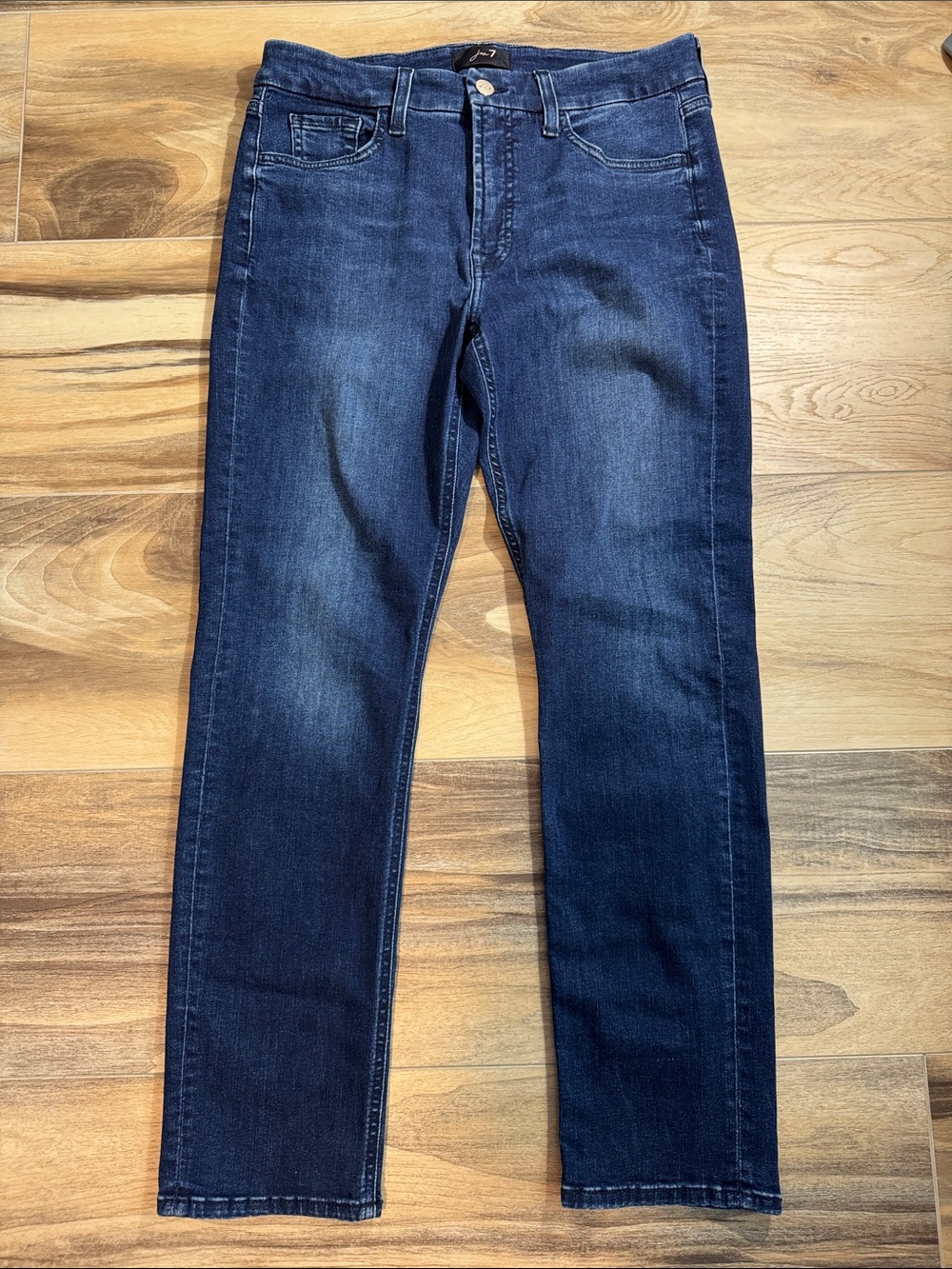 Jen7 by 7 For All Mankind Slim Boyfriend Jeans Size 8 Dark Wash Stretch